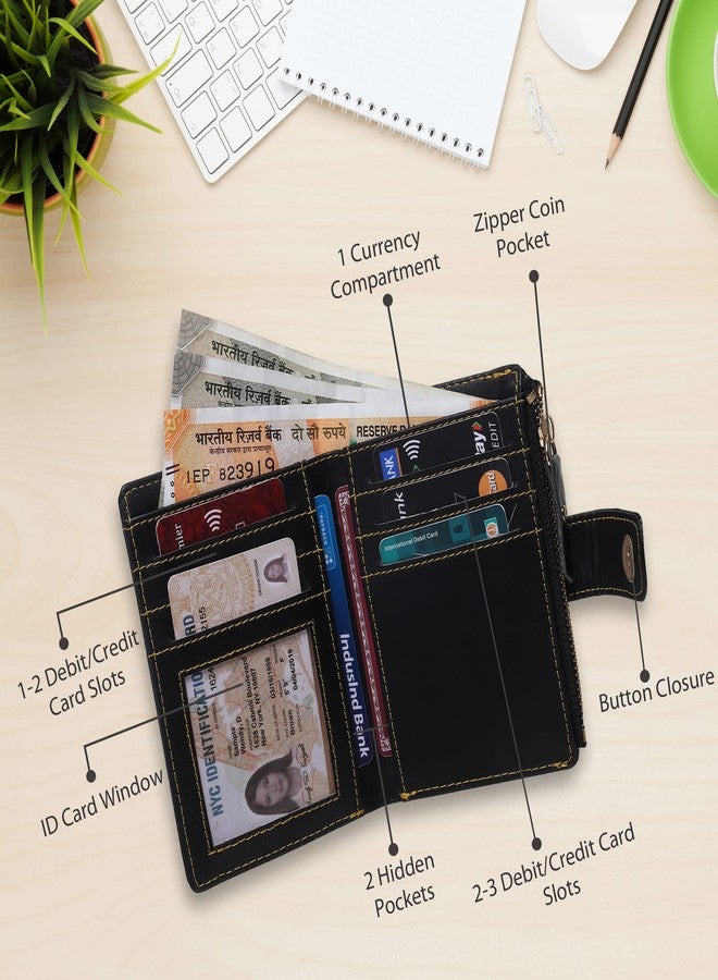 TnW PU Leather Wallet for Women (Black) - Image 2